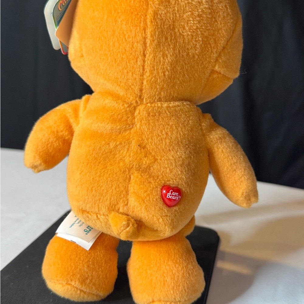 Care Bears Tenderheart Bear Orange Plush NWT 10” Heart Belly - Picture 2 of 7